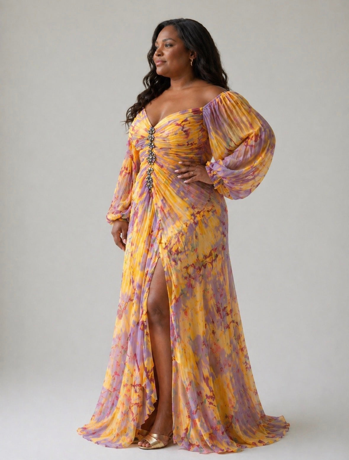 Julia | Elegant Dress with V-Neck
