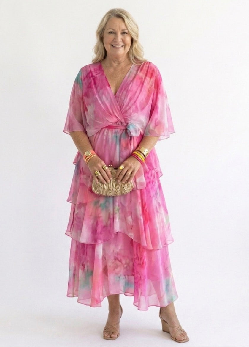 Georgia | Layered Floral Sun Dress