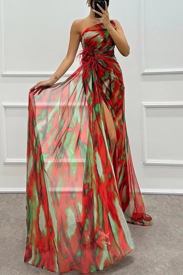 Fiona | Vibrant Draped Dress