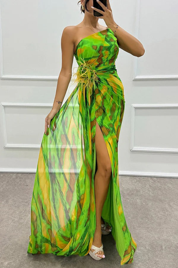 Fiona | Vibrant Draped Dress