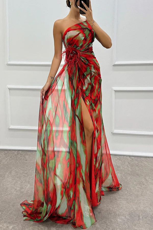 Fiona | Vibrant Draped Dress