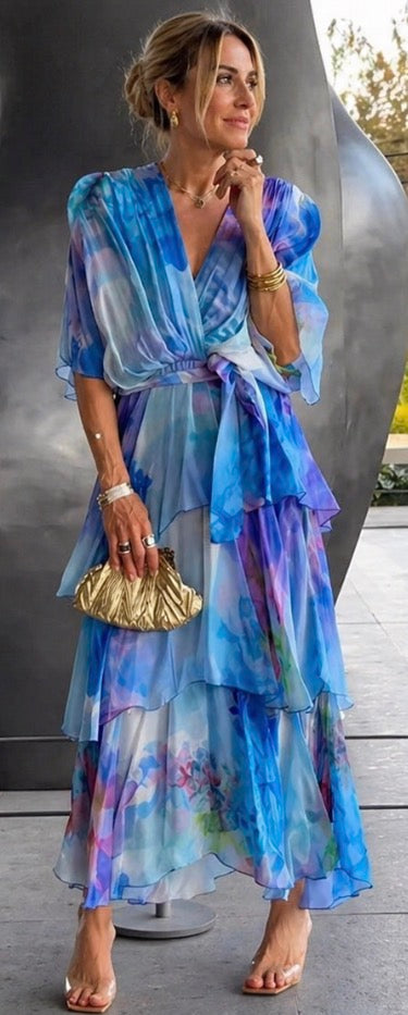 Georgia | Layered Floral Sun Dress