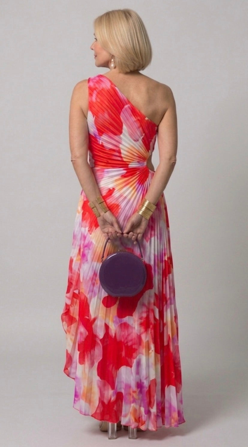 Kate | Pleated One-Shoulder Dress