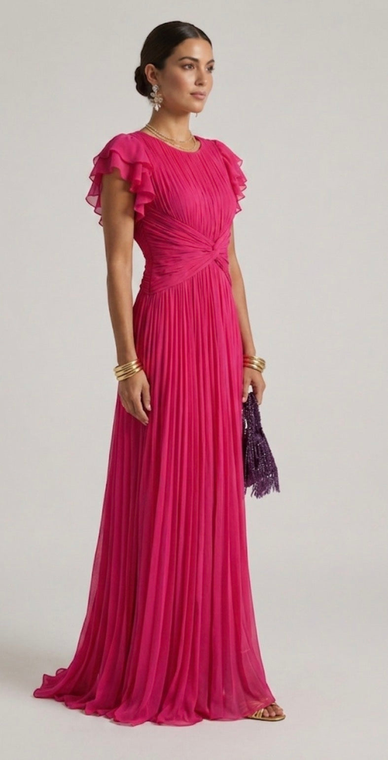 Joanna | Pleated Evening Dress