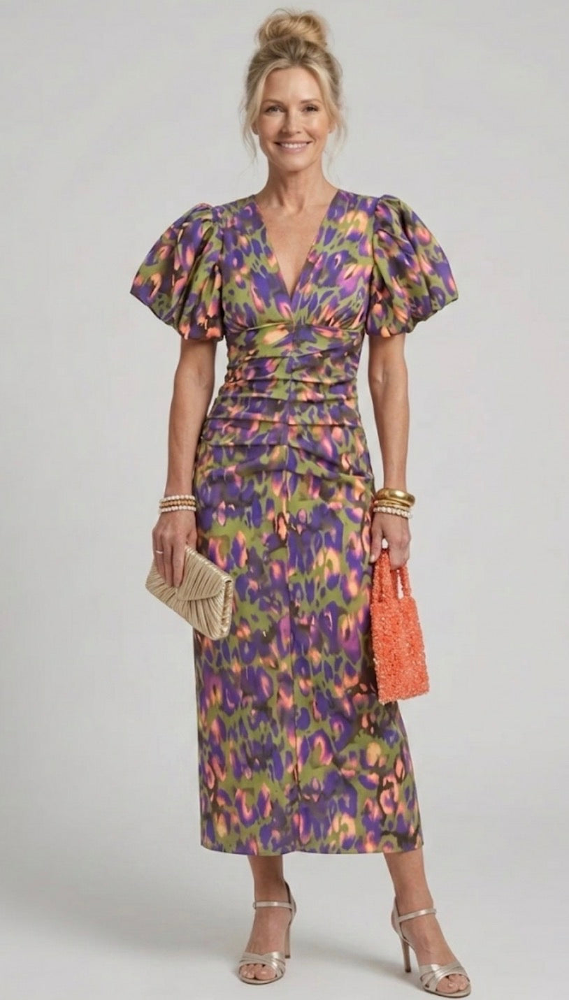 Ruby | Dress with Puff Sleeves