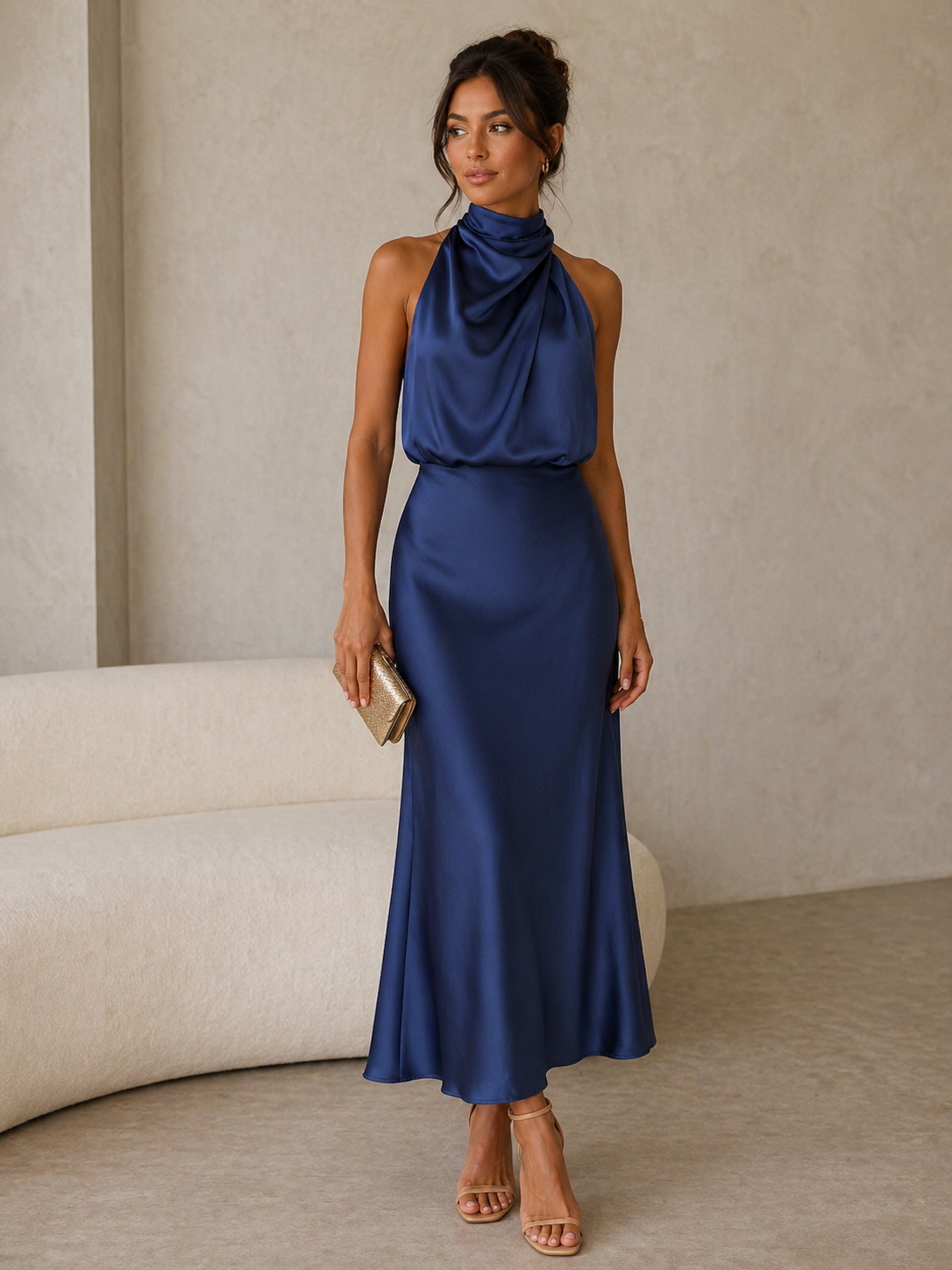 Victoria | Draped Dress