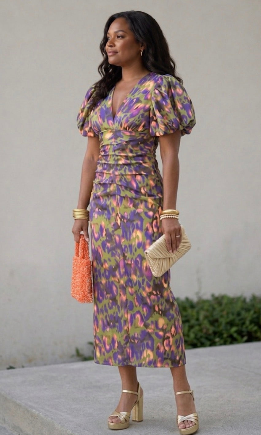 Ruby | Dress with Puff Sleeves