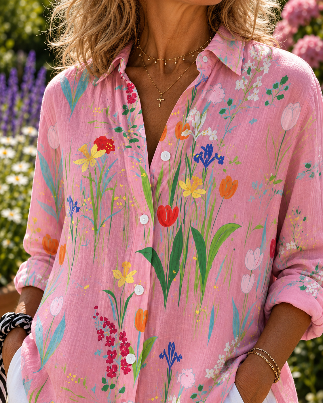 Fiona | Spring Garden Blouse