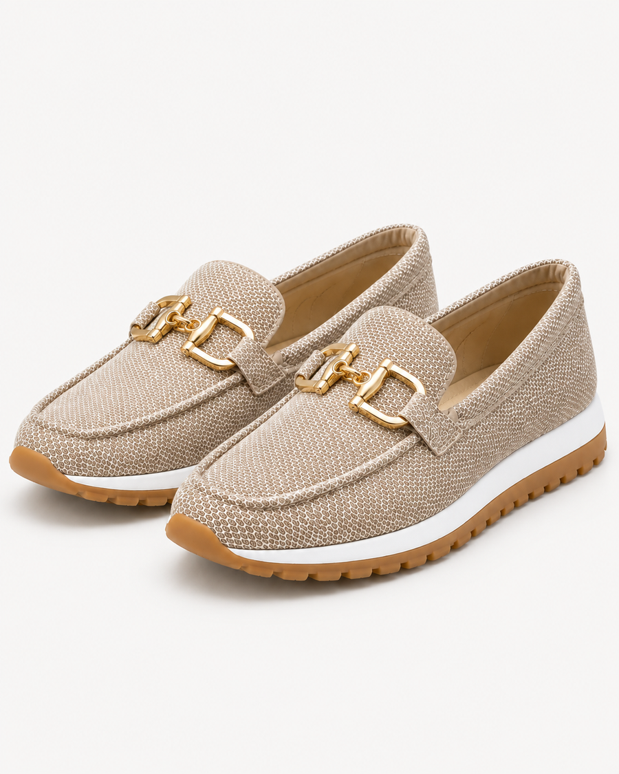 Margot | Woven Buckle Loafer