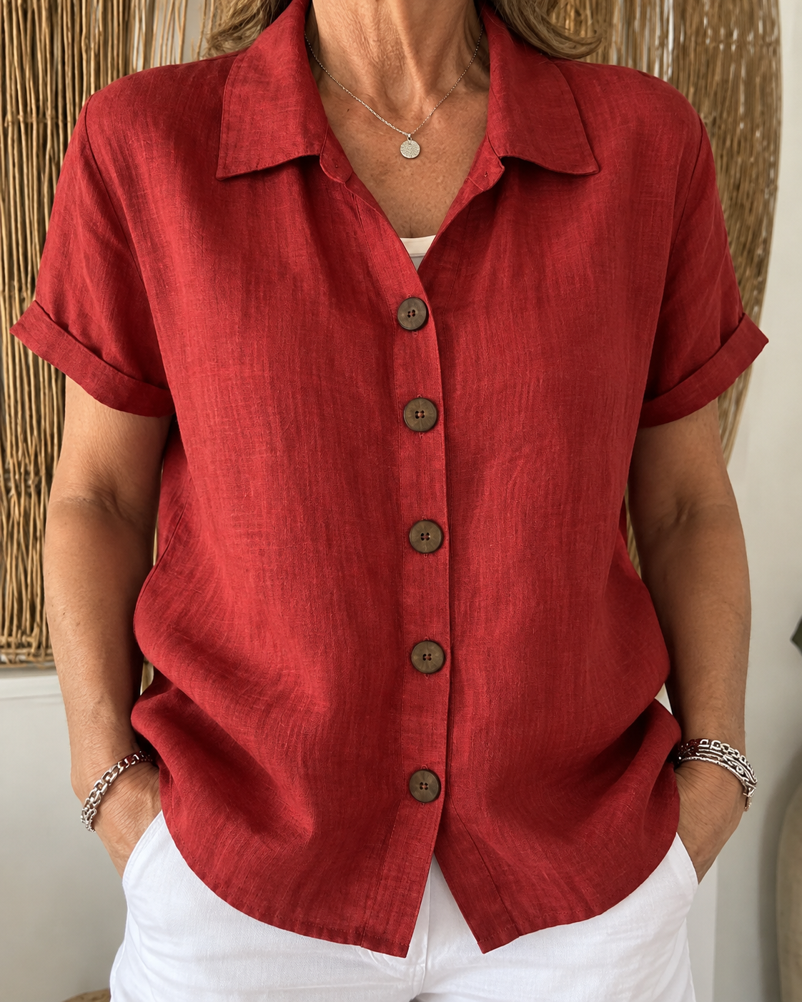 Aurelia | Classic Button-Up Shirt