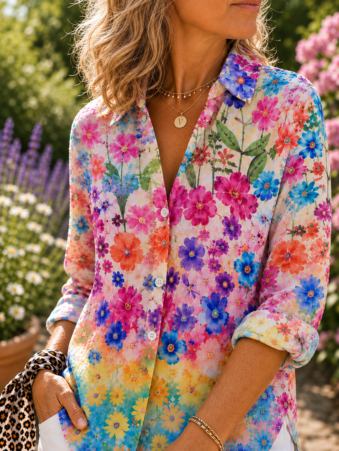 Valeria | Vibrant Artistic Blouse