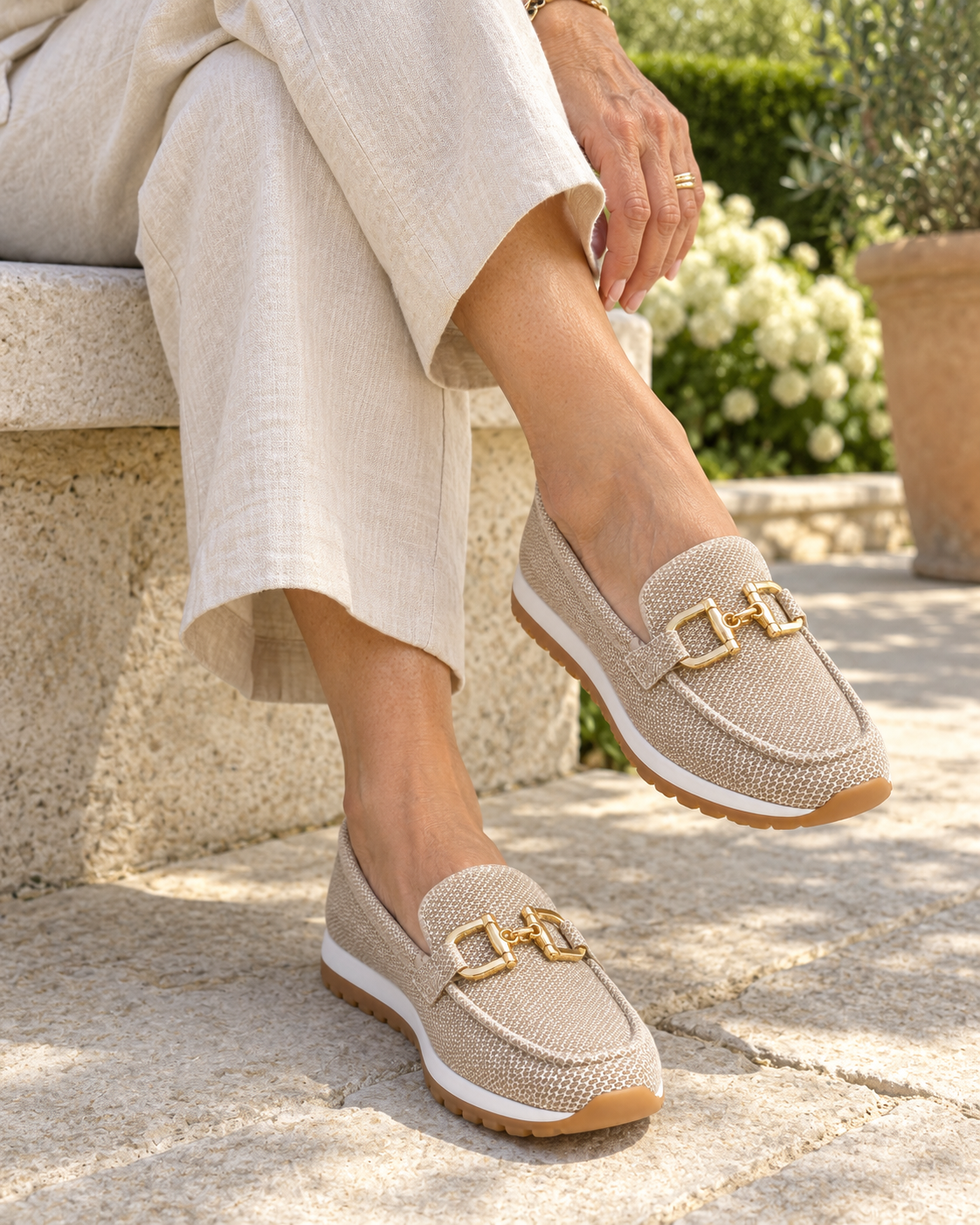 Margot | Woven Buckle Loafer
