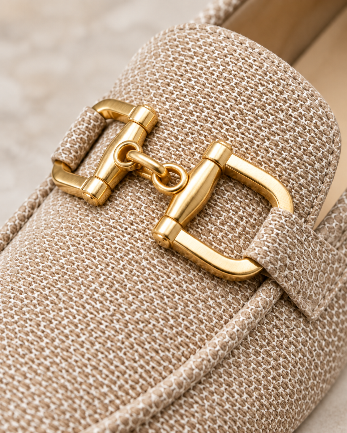 Margot | Woven Buckle Loafer