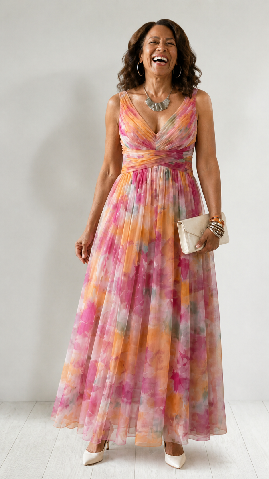 Amanda | Soft Wrap Maxi Dress