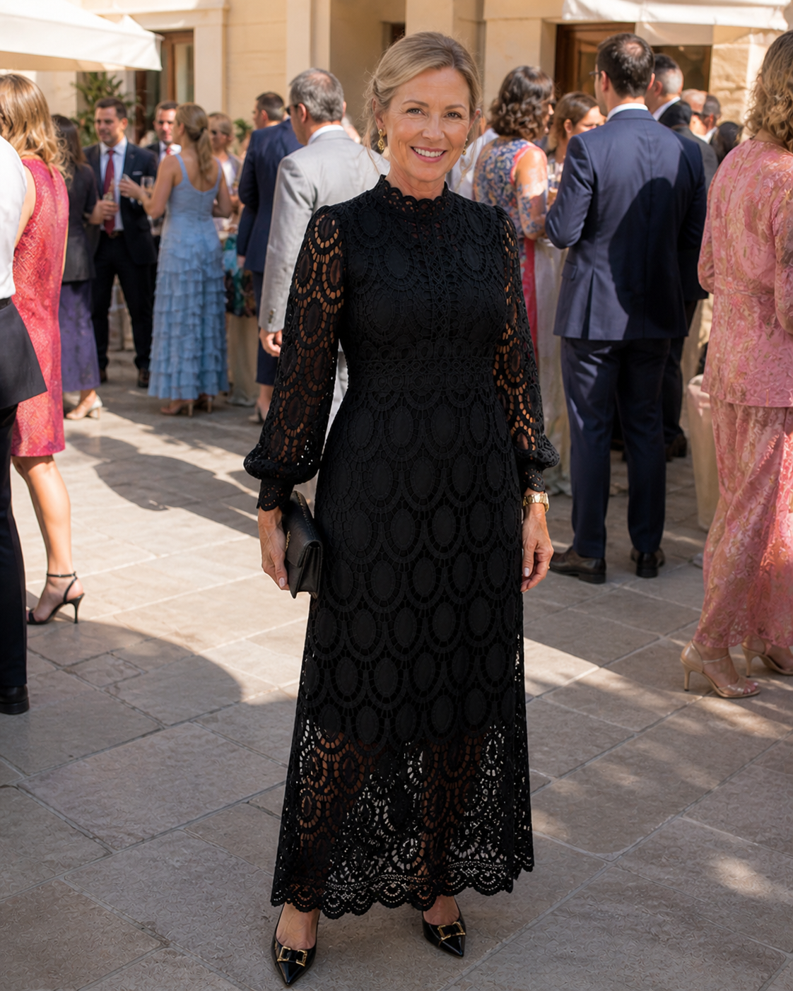 Deborah | Lace Midi Dress