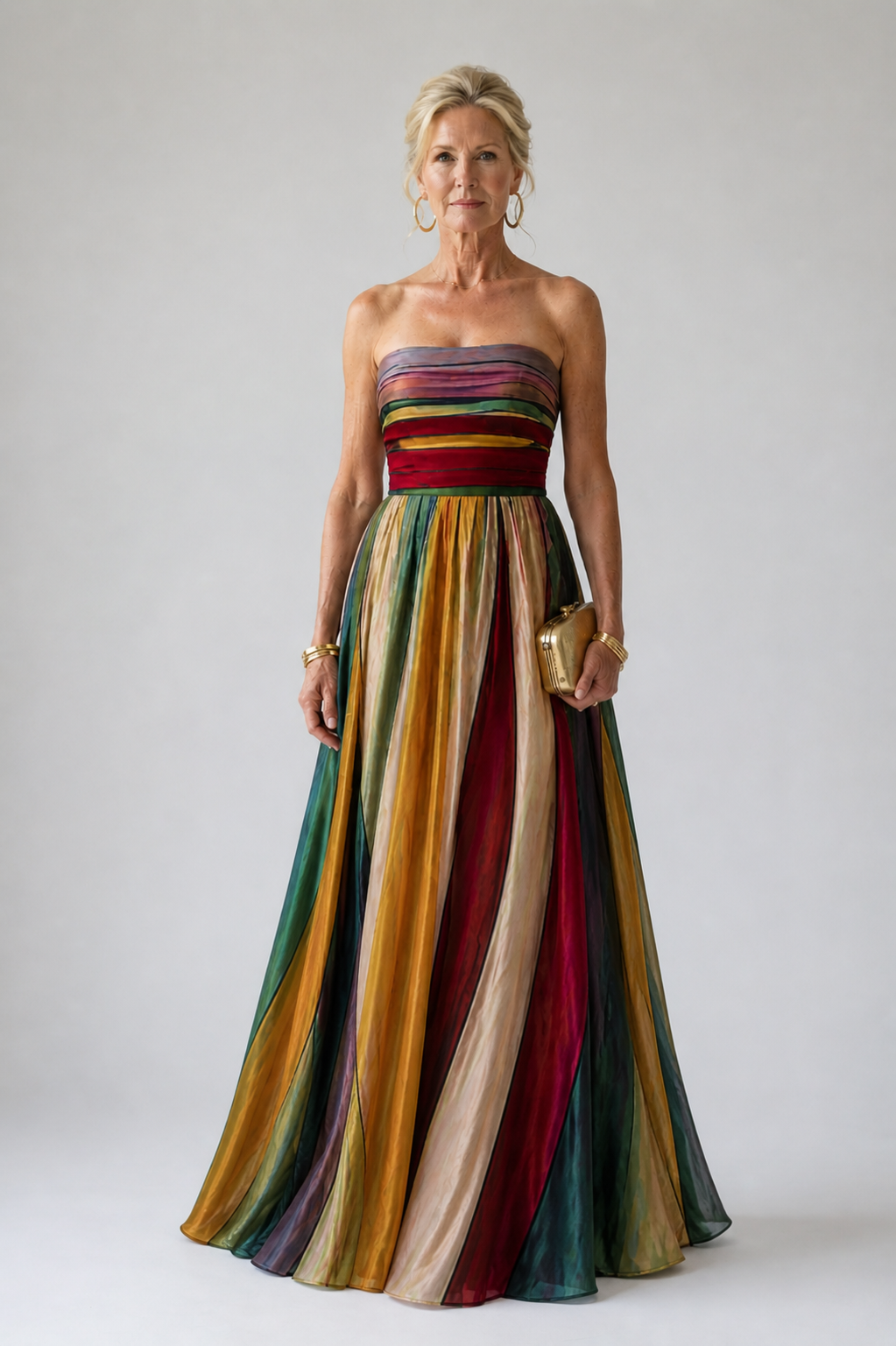 Audrey | Effortless Strapless A-Line Dress