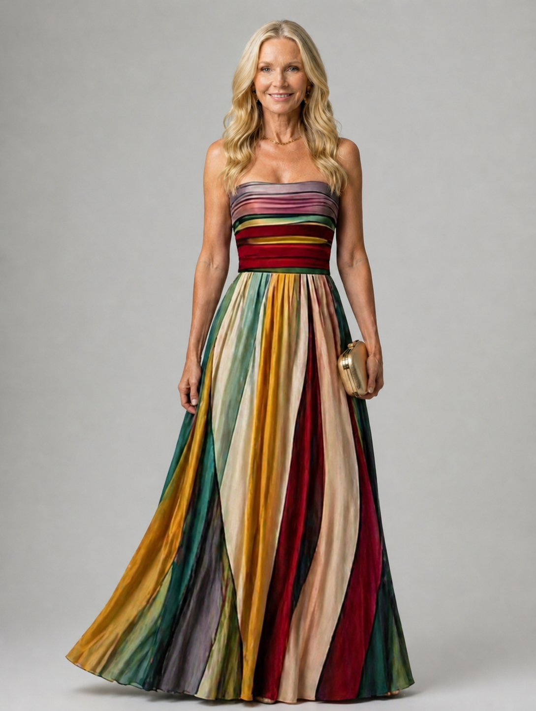 Audrey | Effortless Strapless A-Line Dress