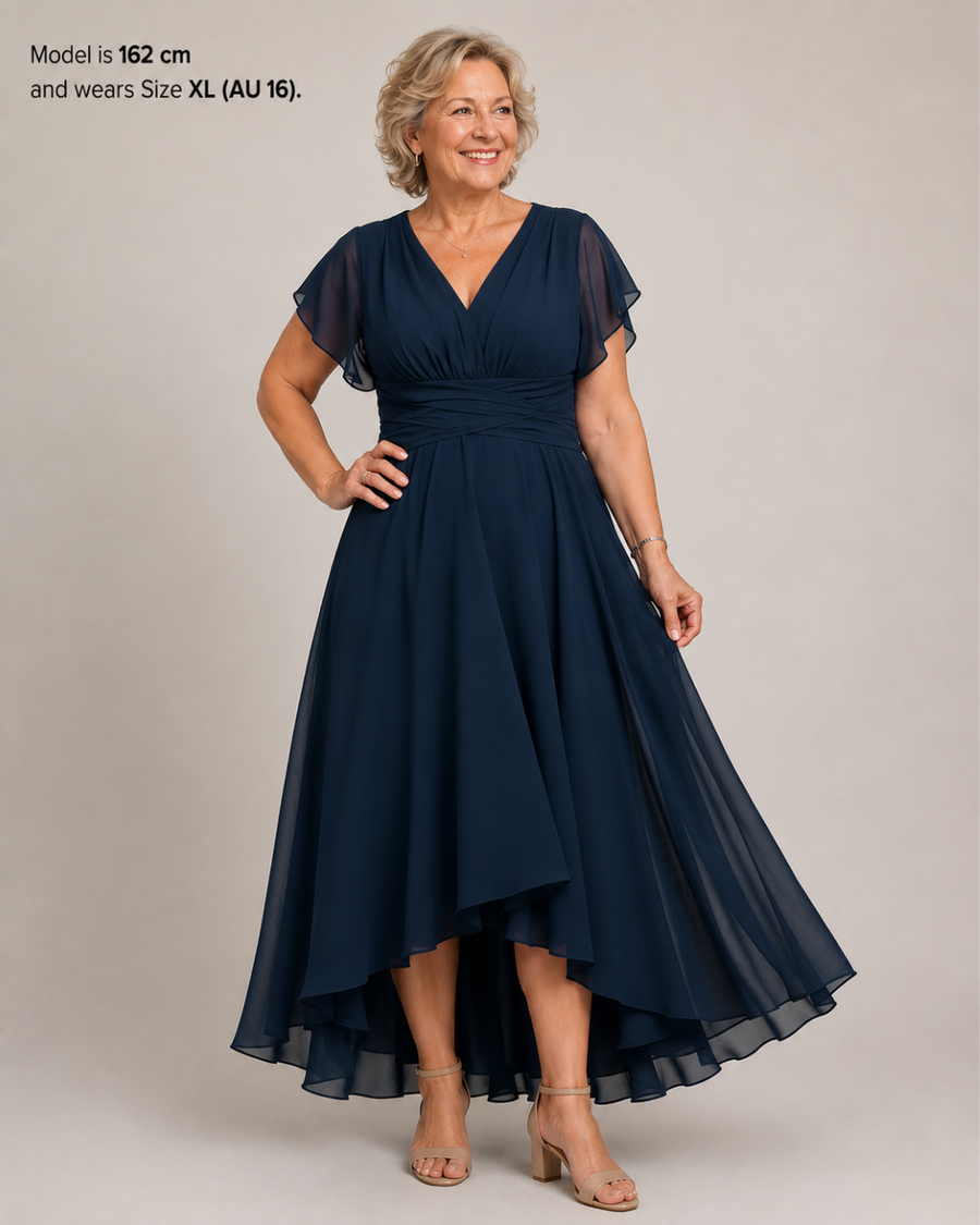 Christina™ - V-Neck A-Line Dress