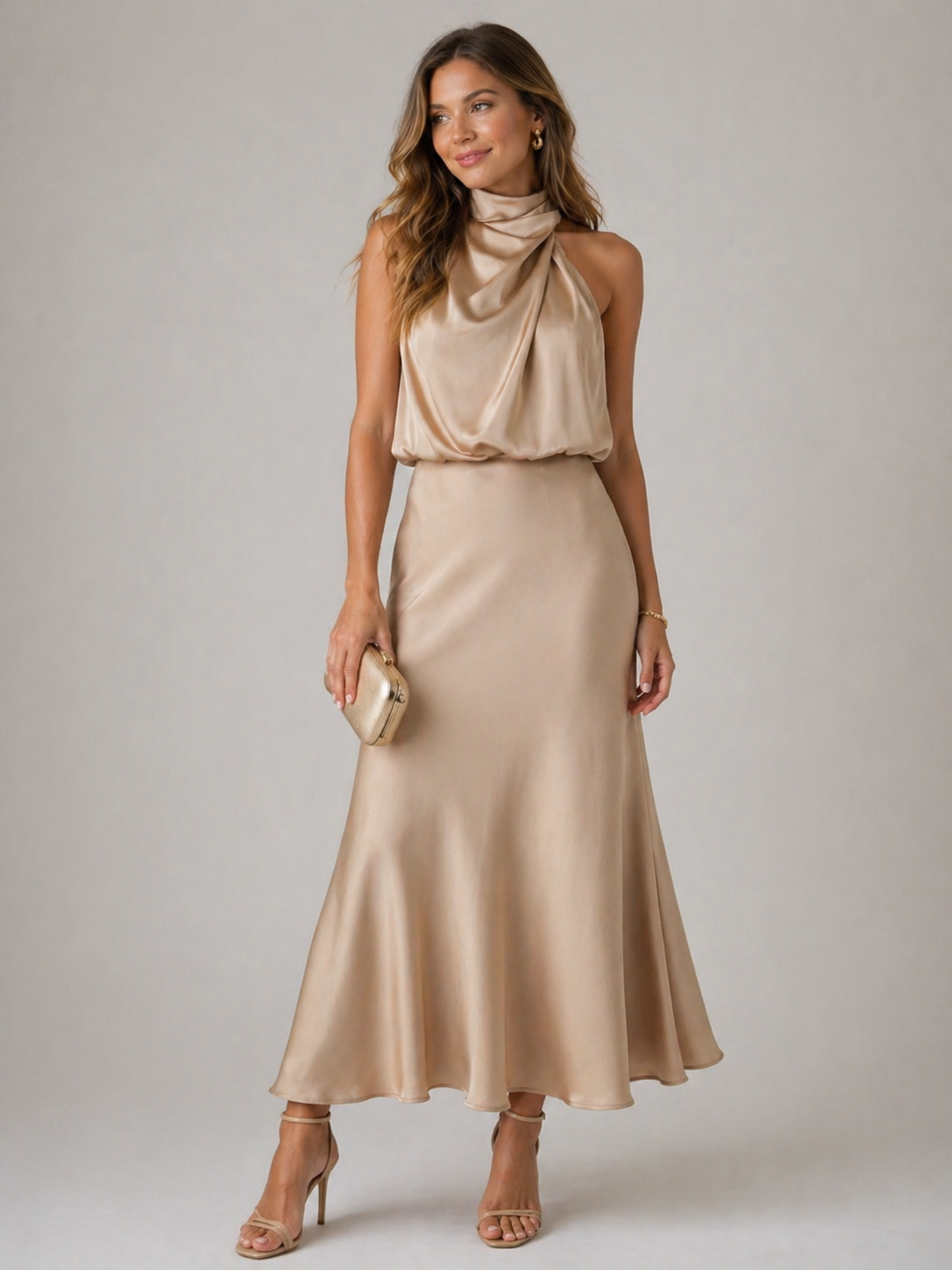 Victoria | Draped Dress