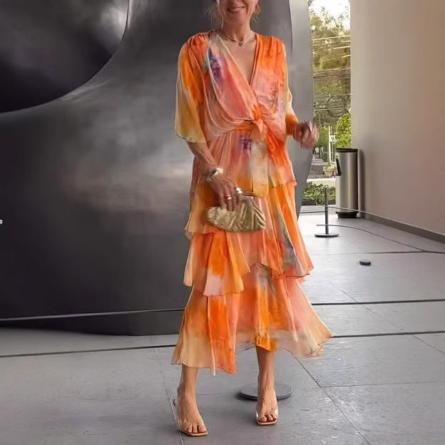 Georgia | Layered Floral Sun Dress