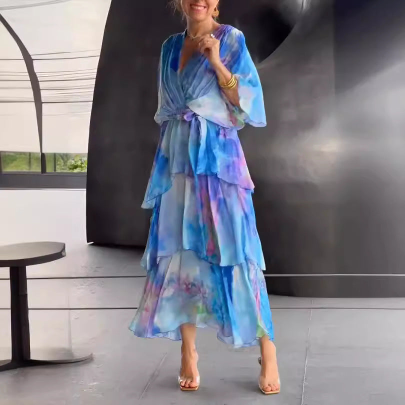 Georgia | Layered Floral Sun Dress