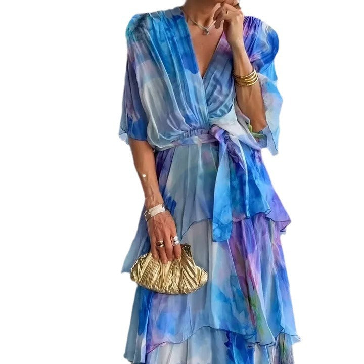 Georgia | Layered Floral Sun Dress