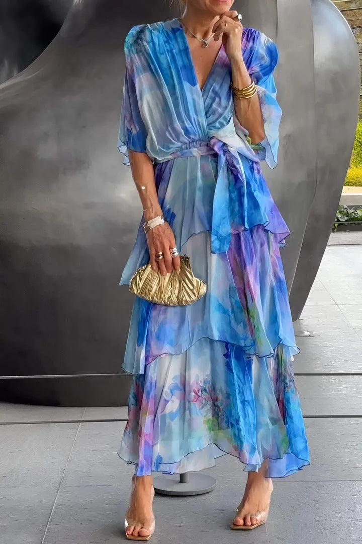 Georgia | Layered Floral Sun Dress