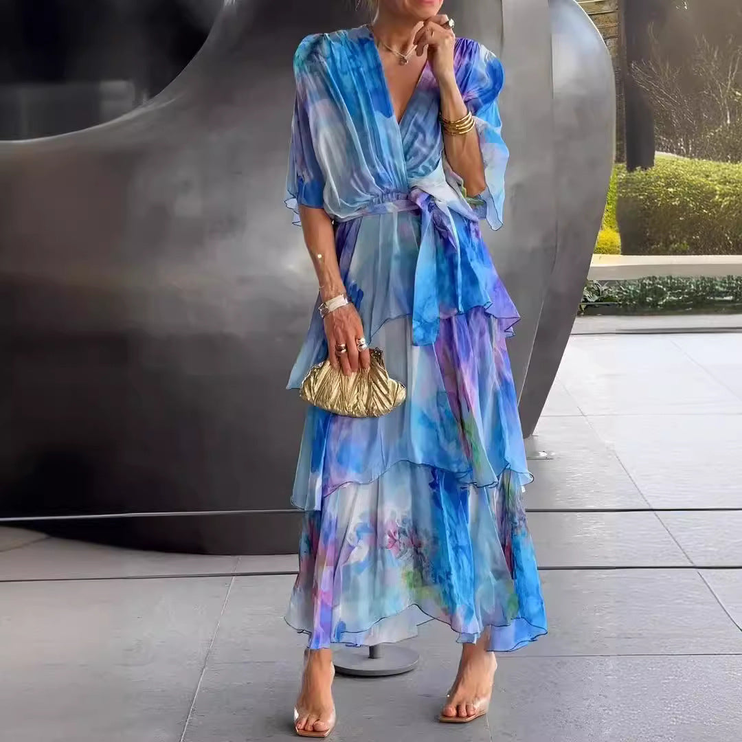 Georgia | Layered Floral Sun Dress