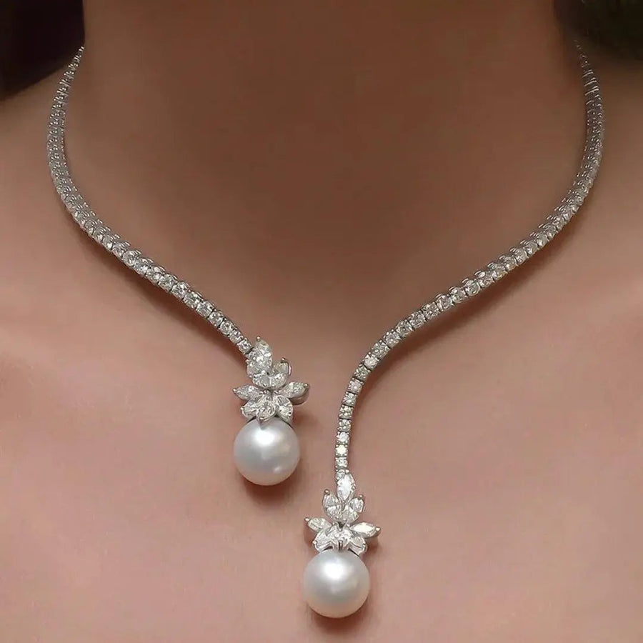Evelyn | Pearl Drop Necklace