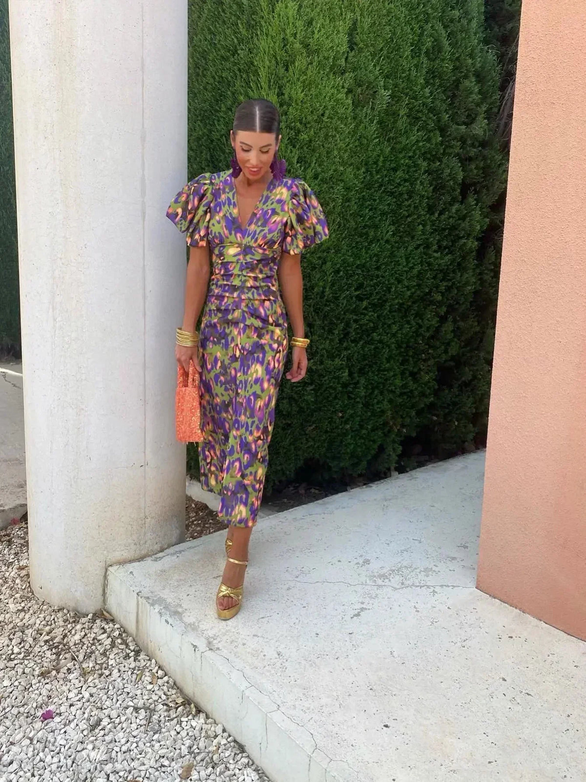 Ruby | Dress with Puff Sleeves