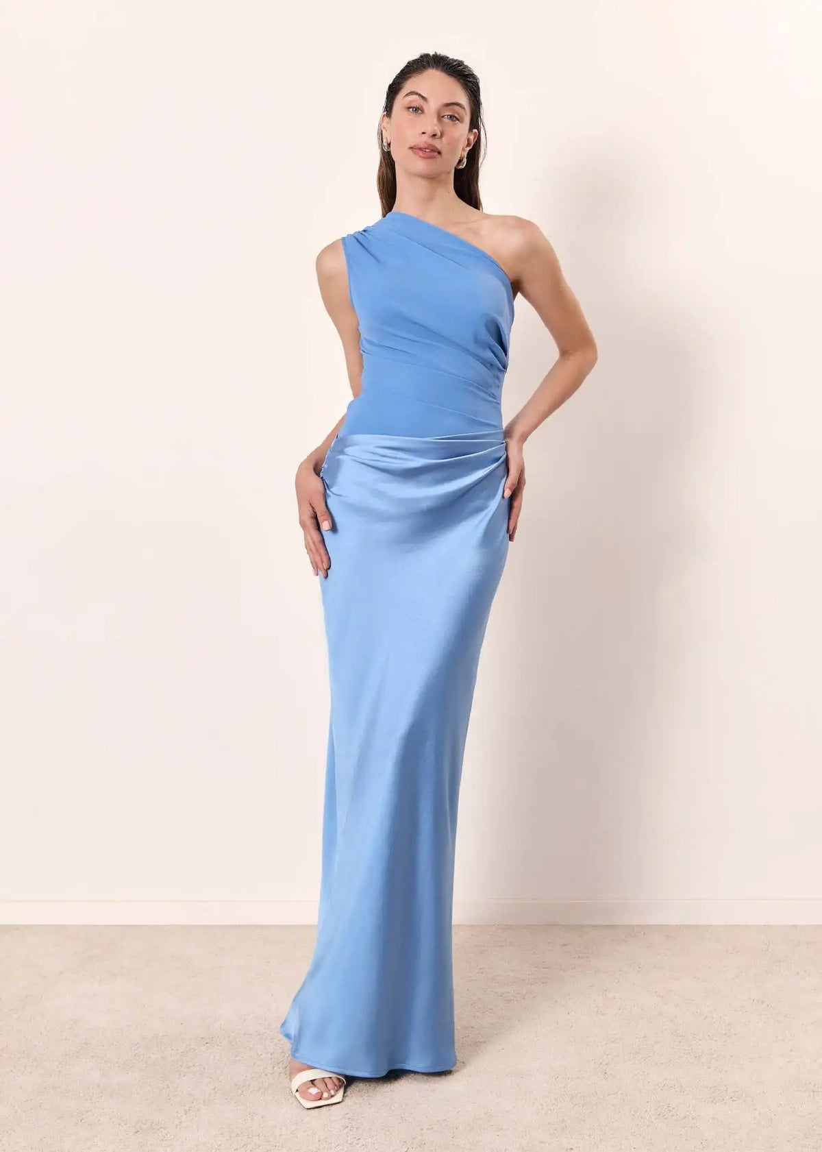 Alice | Maxi Dress with a Guilt in Satin