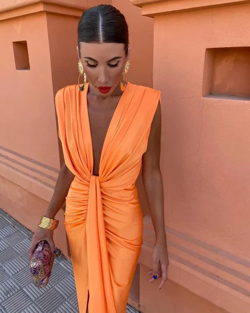 Amelia | Elegant Pleated Dress