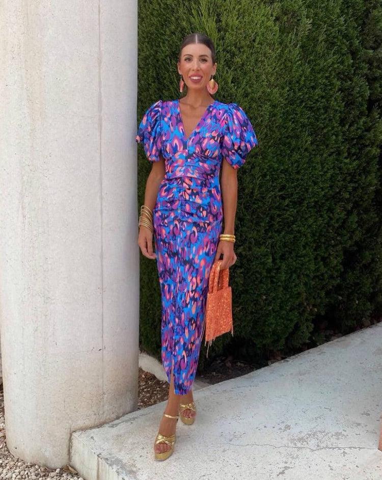 Ruby | Dress with Puff Sleeves