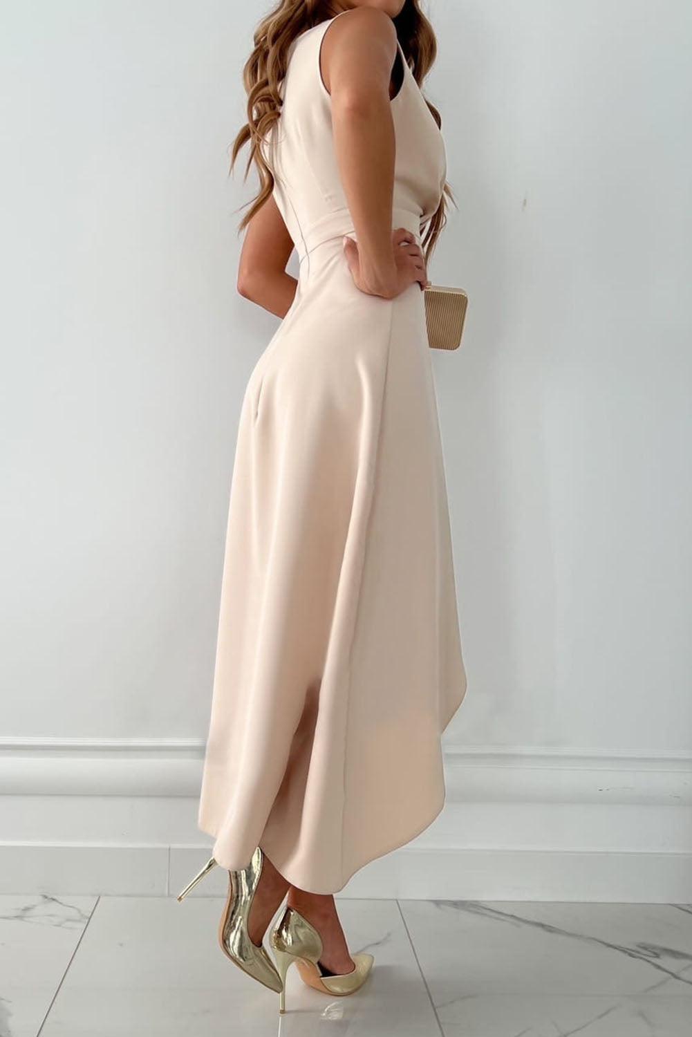 Sandra | Midi Wrap Dress with V-Neck