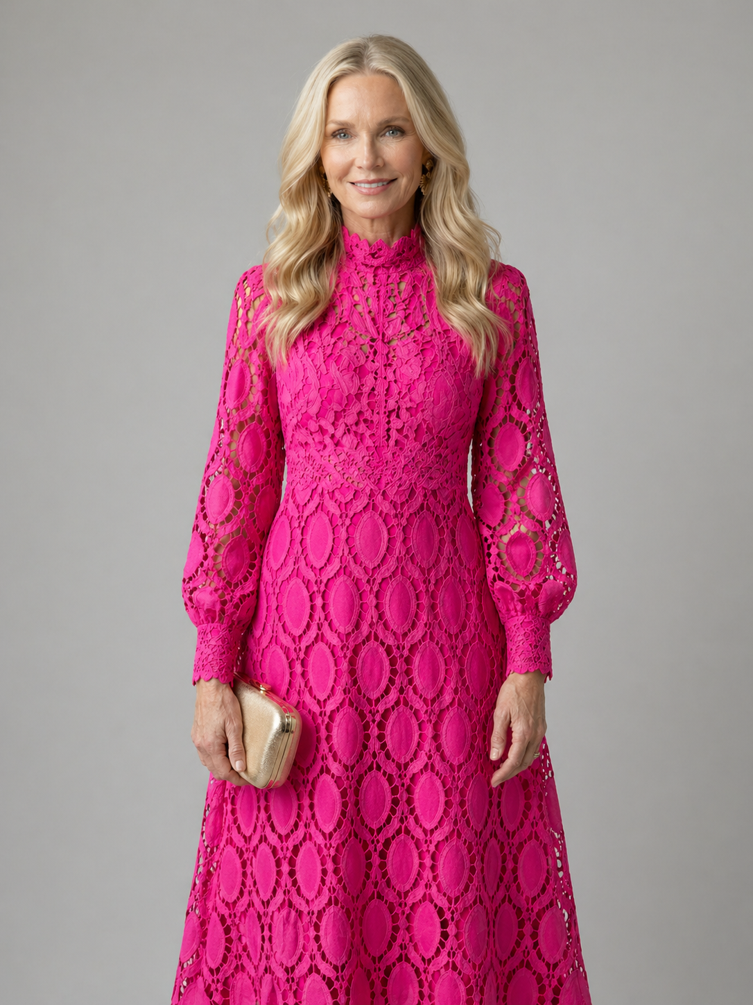 Deborah | Lace Midi Dress
